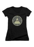 Black Picus Group Juniors V-Neck T-Shirt