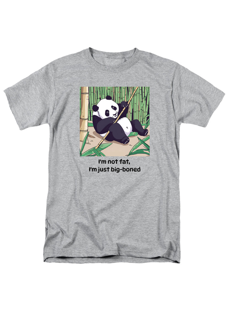 Gray Playful Panda T-Shirt
