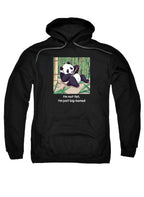 Black Playful Panda Hoodie