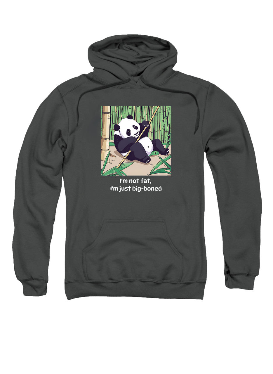 Charcoal Playful Panda Hoodie