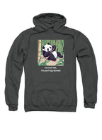Charcoal Playful Panda Hoodie