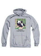 Gray Playful Panda Hoodie