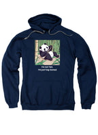 Navy Playful Panda Hoodie