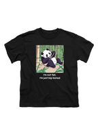 Black Playful Panda Youth/Toddler T-Shirt