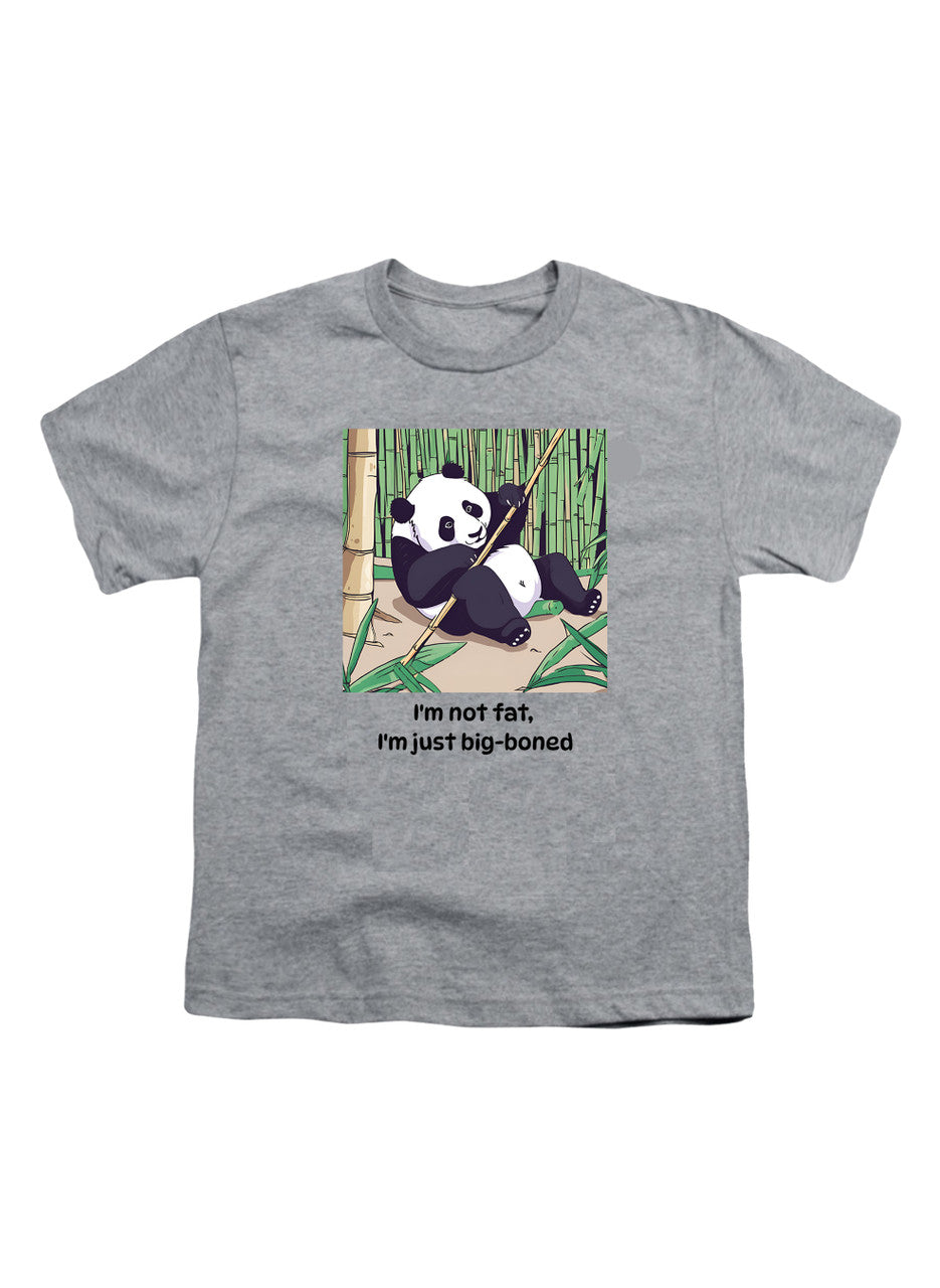 Gray Playful Panda Youth/Toddler T-Shirt