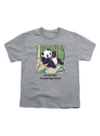 Gray Playful Panda Youth/Toddler T-Shirt