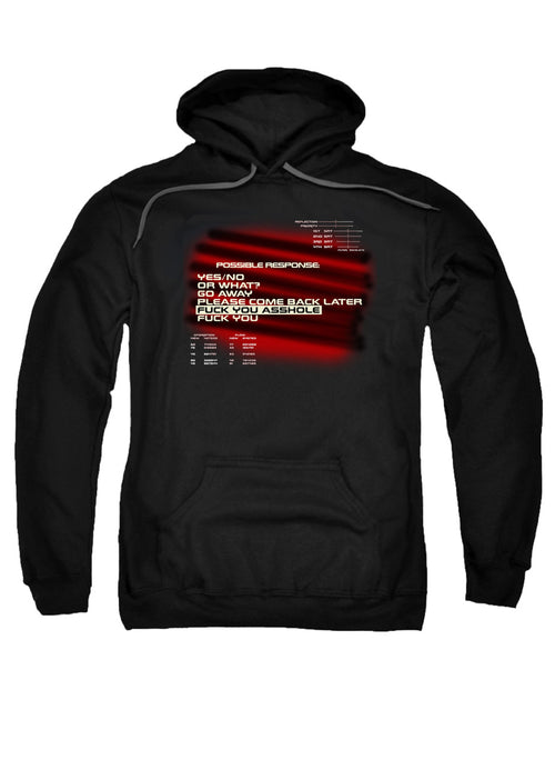 Black Possible Response Hoodie