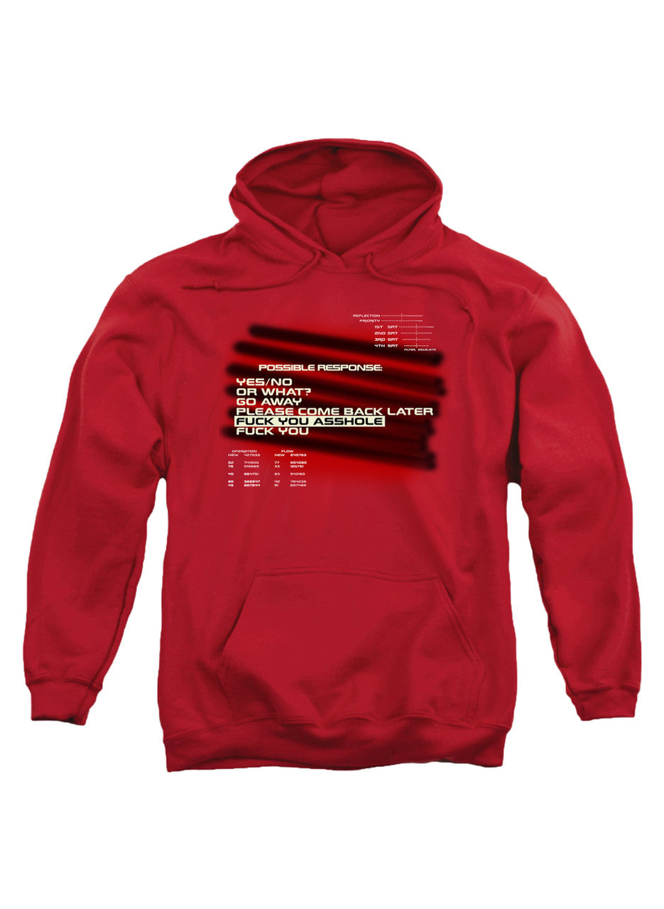 Red Possible Response Hoodie