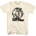 Natural Rambo t-shirt featuring a First Blood design