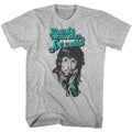 Gray Heather Rambo t-shirt featuring a Rain on Your Face design