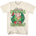 Natural Ren and Stimpy t-shirt featuring a Merry Christmas Eediots design