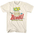 Natural Ren and Stimpy t-shirt featuring a Log ad design