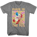 Graphite Heather Ren and Stimpy t-shirt featuring a Made in the 90s design