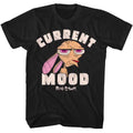 Black Ren and Stimpy t-shirt featuring a Current Mood design