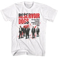 White Reservoir Dogs t-shirt featuring a Reservoir Dogs movie poster design