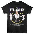 Black Ric Flair t-shirt featuring a To Be the Man design