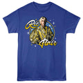 Royal Blue Ric Flair t-shirt featuring a Gilded Stars design