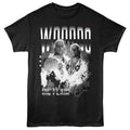 Black Ric Flair t-shirt featuring a Black and White Woo Collage design