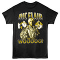 Black Ric Flair t-shirt featuring a Gold Wooooo design