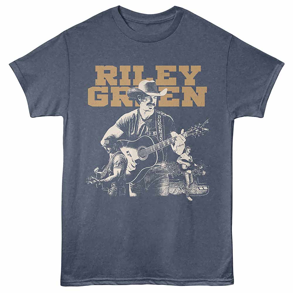 Midnight Riley Green t-shirt in navy heather