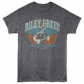 Last Rodeo Riley Green t-shirt in black heather