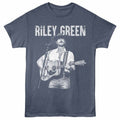 Grunge Riley Green t-shirt in navy heather