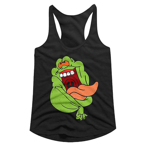 The Real Ghostbusters Ladies Racerback - Slimer