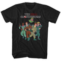Black The Real Ghostbusters t-shirt featuring a The Real Ghostbusters The Whole Crew design