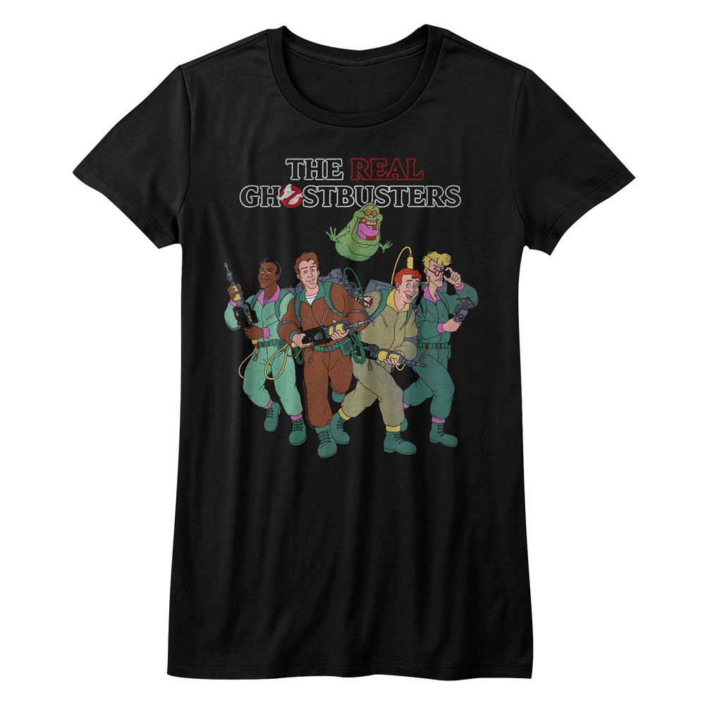 The Real Ghostbusters Ladies T-Shirt - The Whole Crew