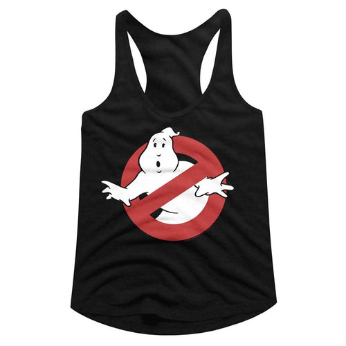 The Real Ghostbusters Ladies Racerback - Symbol