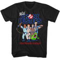 Black The Real Ghostbusters t-shirt featuring a The Real Ghostbusters Group3 design