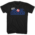 Black The Real Ghostbusters t-shirt featuring a Real Ghostbusters logo design