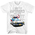 White The Real Ghostbusters t-shirt featuring an Ain't Afraid of No Ghost design