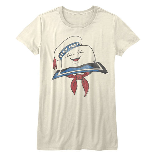 The Real Ghostbusters Ladies T-Shirt - Stay Puft Head