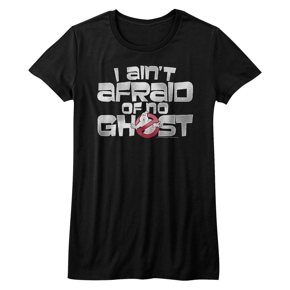 The Real Ghostbusters Ladies T-Shirt - Aint Afraid