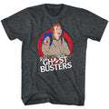 Black Heather The Real Ghostbusters t-shirt featuring a Ray design