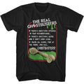 Black The Real Ghostbusters t-shirt featuring a The Real Ghostbusters Something Strange design