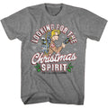 Graphite Heather The Real Ghostbusters t-shirt featuring a Christmas Spirit design