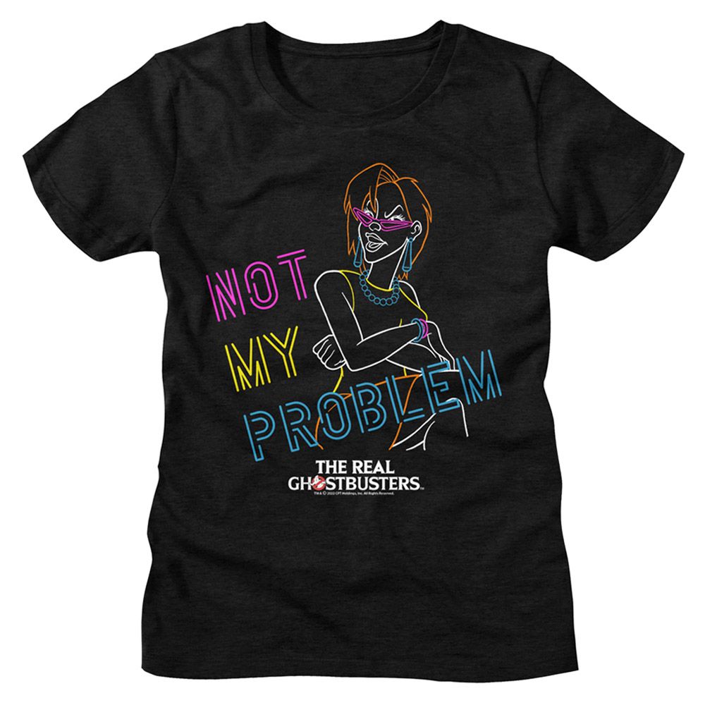The Real Ghostbusters Ladies T-Shirt - Rgb Not My Problem
