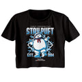 The Real Ghostbusters Ladies Crop Top - Rgb Stay Puft Electricity