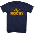 Navy Rocky t-shirt featuring a Rocky Training design