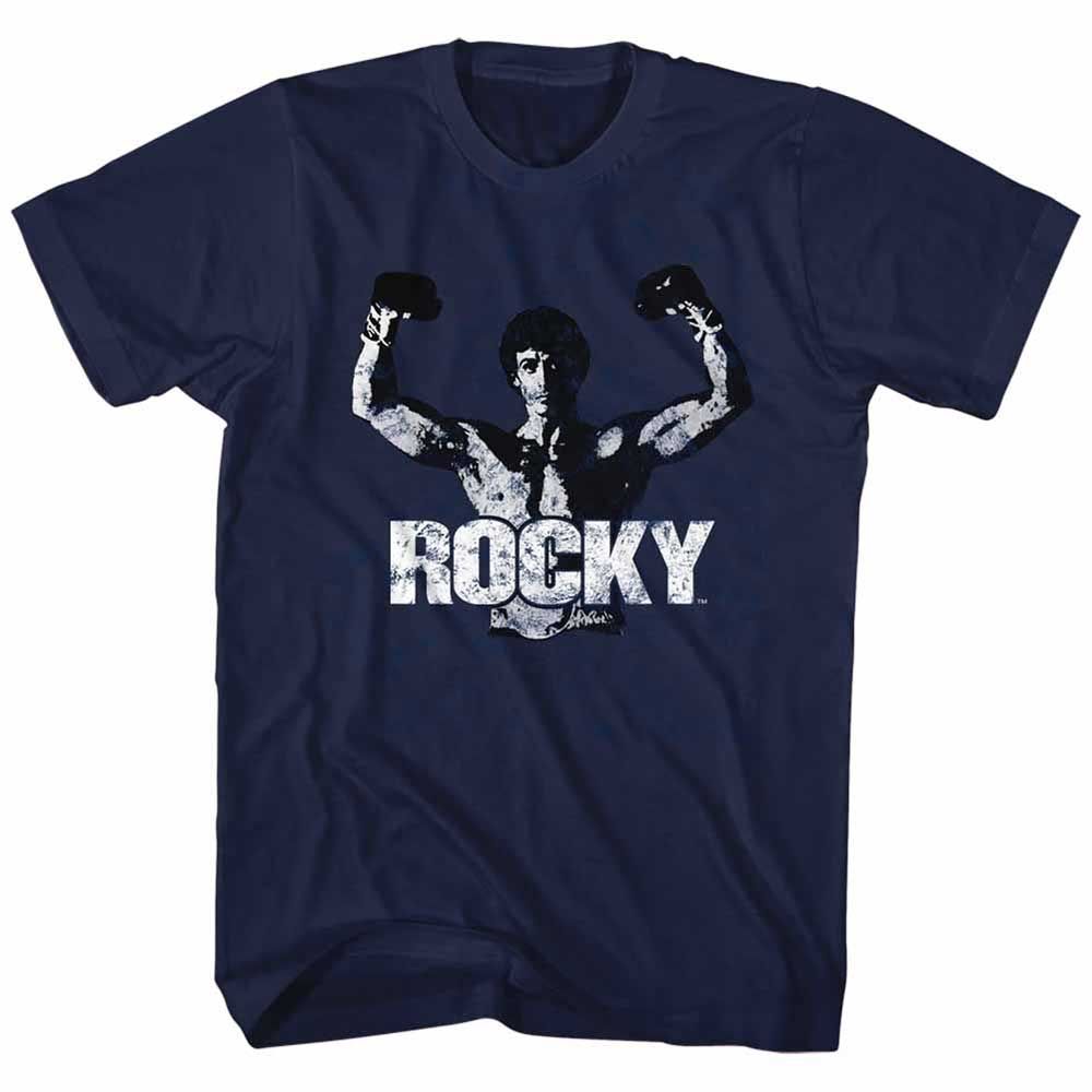 Navy Rocky t-shirt featuring a Rocky Classic Rocky design