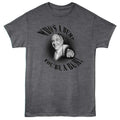Heather Charcoal Rocky t-shirt featuring a Rocky Rocky Whos a Bum design