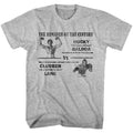 Gray Heather Rocky t-shirt featuring a Rocky Match of the Century design