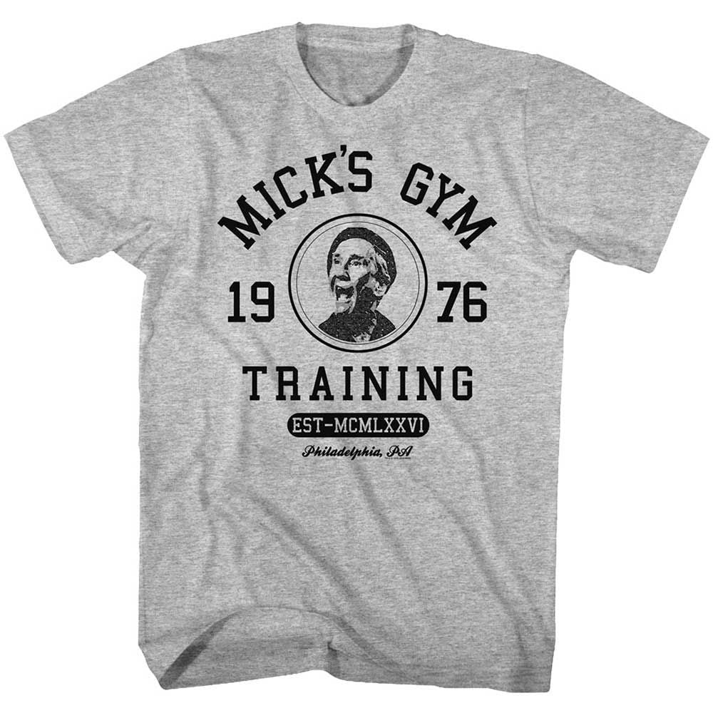 Gray Heather Rocky t-shirt featuring a Rocky Training design