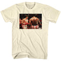 Natural Rocky t-shirt featuring a Rocky Gripin and Trippin design