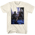 Natural Rocky t-shirt featuring a Rocky Down for This design