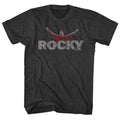 Black Heather Rocky t-shirt featuring a Rocky Its Rocky design