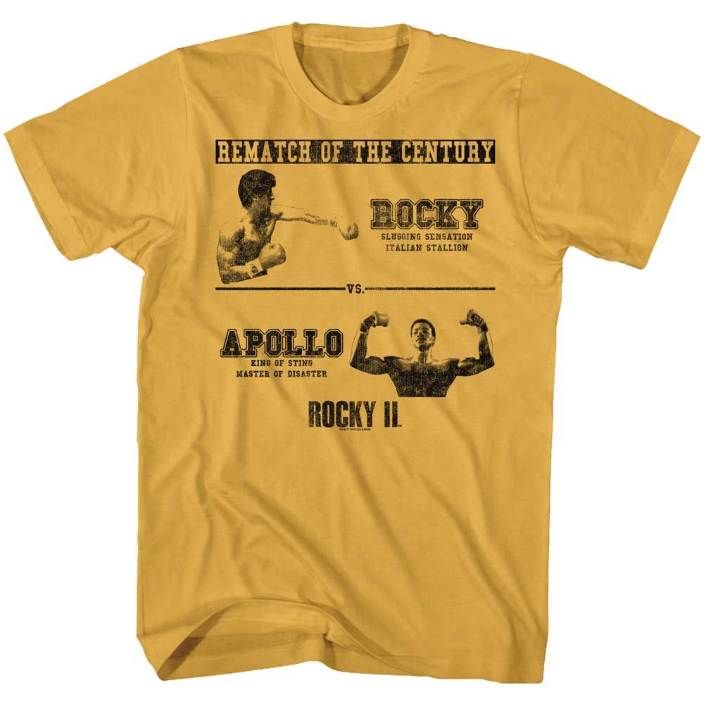 Ginger Rocky t-shirt featuring a Rocky Rematch design