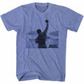 Light Blue Heather Rocky t-shirt featuring a Rocky Balboa Victory design